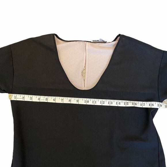 COLLECTIVE CONCEPTS Black&Tan Light Weight Top S - Picture 8 of 8
